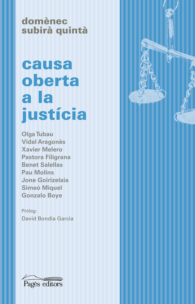 JUSTICA JUSTA, de SUBIRA, DOMENEC | portada del libro