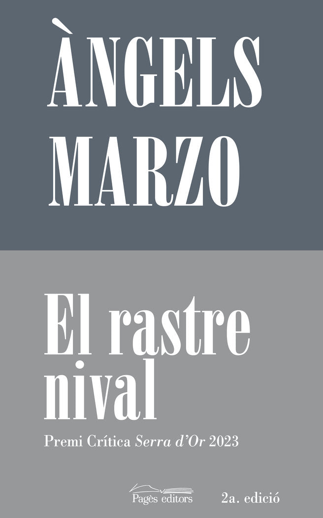 El rastre nival, de MARZO TORRES, ·NGELS | portada del libro