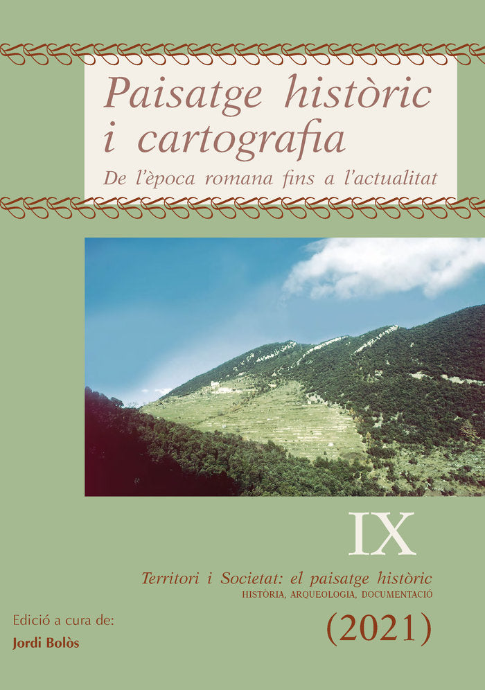 PAISATGE HISTORIC I CARTOGRAFIA, de BOLOS, JORDI | portada del libro