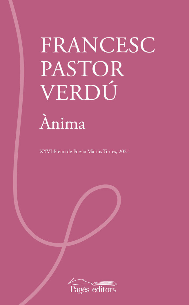 ANIMA, de PASTOR VERDU, FRANCESC | portada del libro