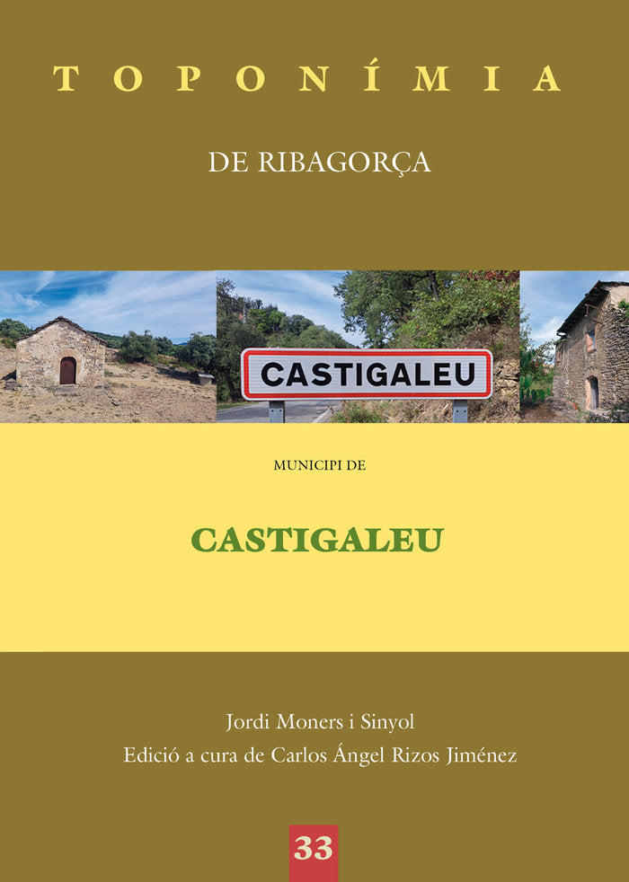 MUNICIPI DE CASTIGALEU TOPONIMIA DE LA RIBAGORÇA, de MONERS SINYOL, JORDI | portada del libro