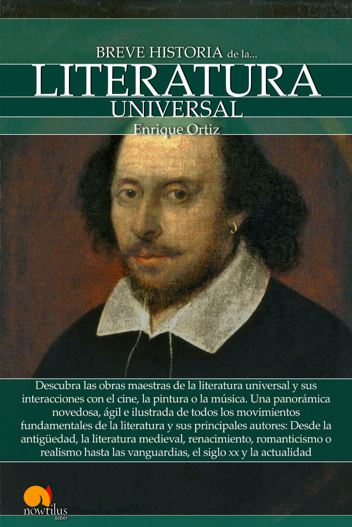Breve historia de la literatura universal, de Ortiz Aguirre, Enrique | portada del libro