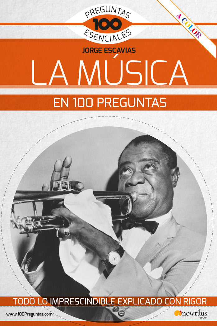 La música en 100 preguntas, de Escavias Vacas, Jorge | portada del libro