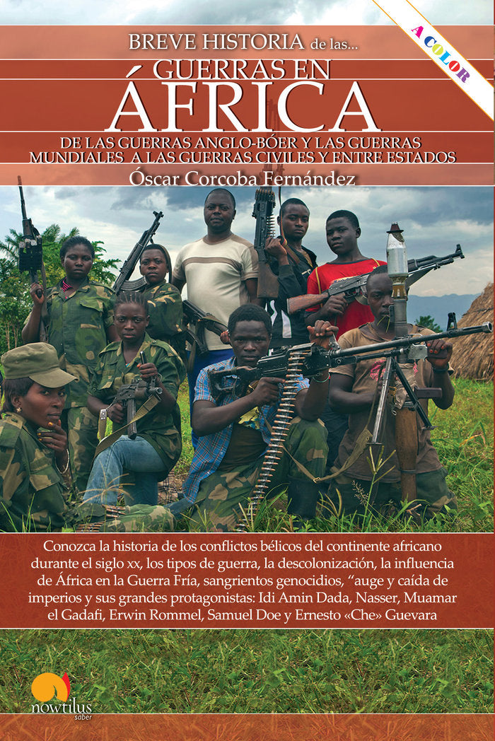 Breve historia de las guerras en África, de Corcoba Fernández, Óscar | portada del libro