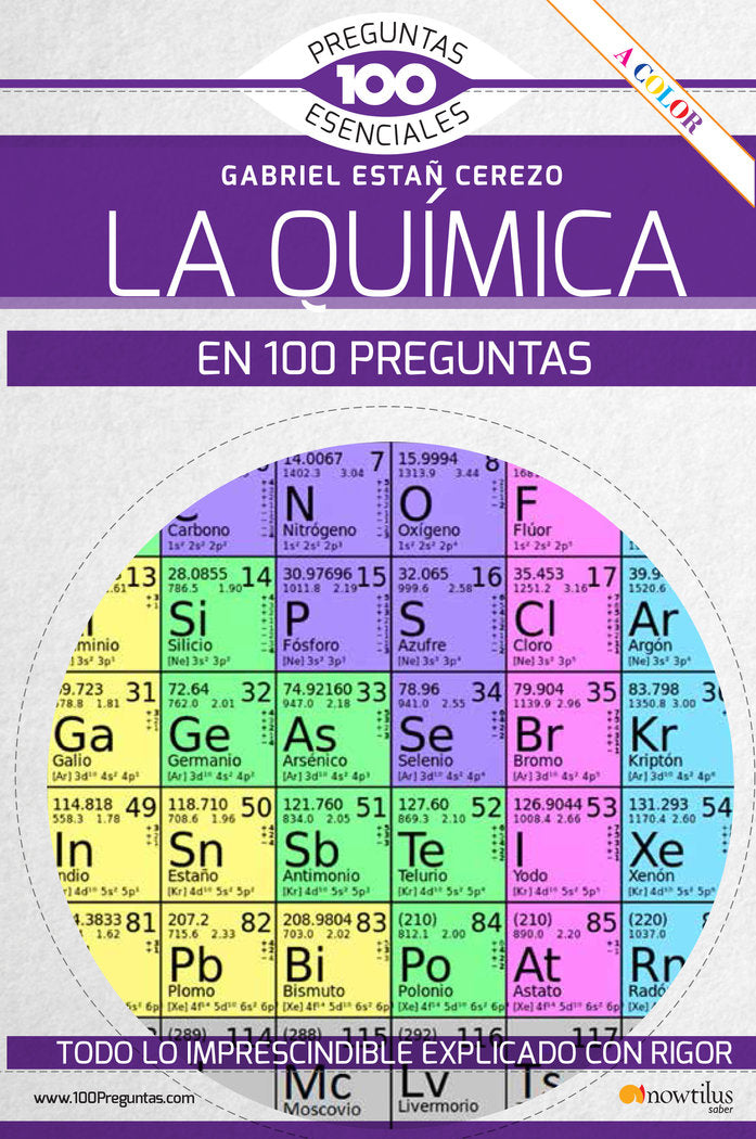 La química en 100 preguntas, de Estañ Cerezo, Gabriel | portada del libro