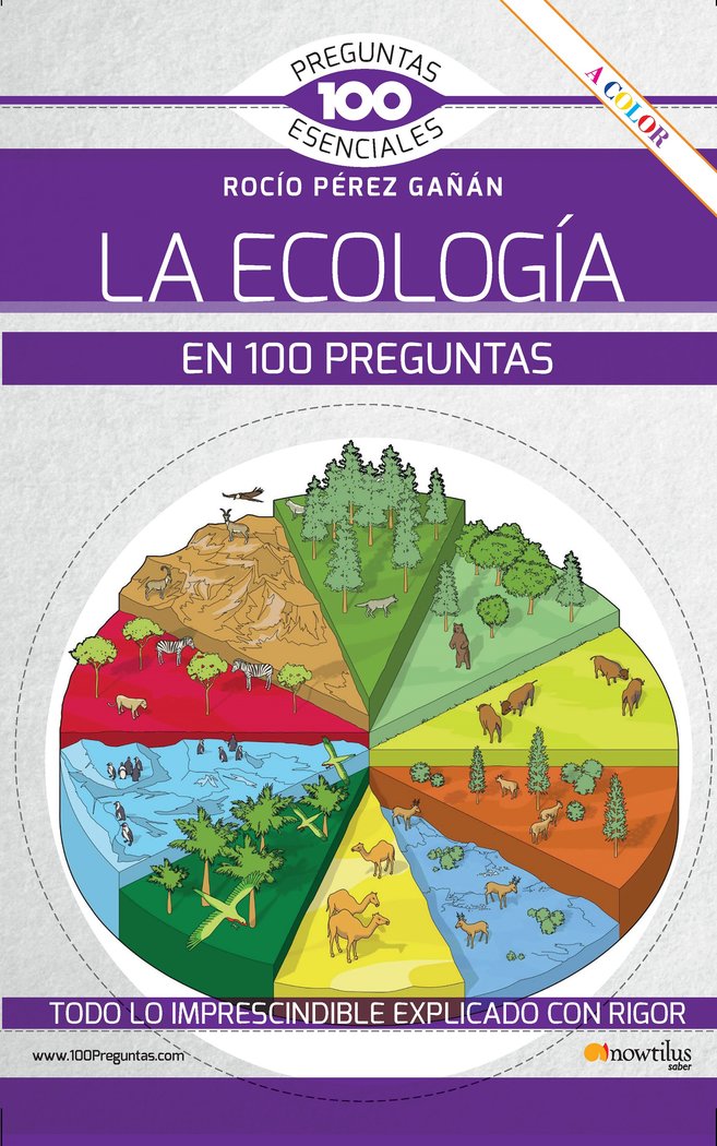 LA ECOLOGIA EN 100 PREGUNTAS, de PEREZ GAÑAN | portada del libro