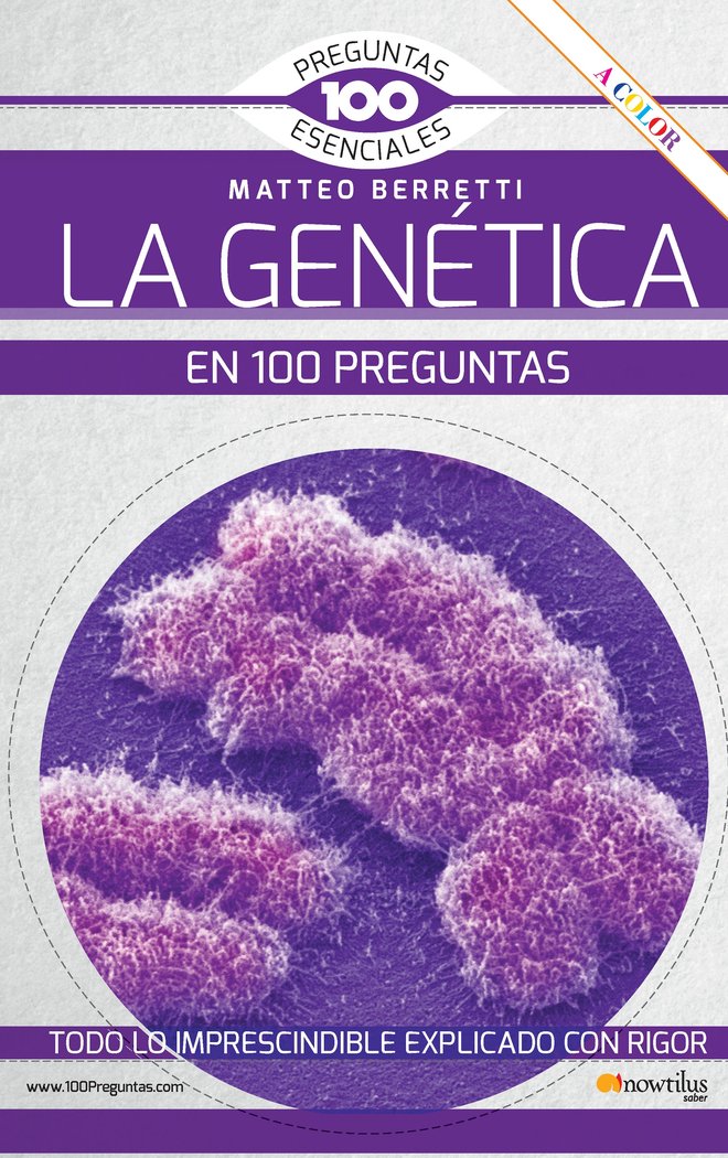 GENETICA EN 100 PREGUNTAS N.E. COLOR, de BERRETTI | portada del libro