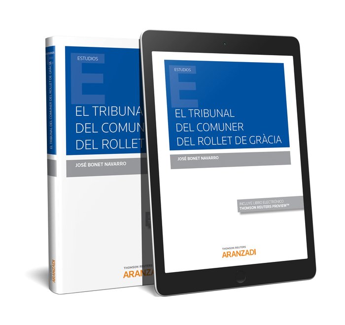 El Tribunal del Comuner del Rollet de Gràcia (Papel + e-book), de Bonet Navarro, José | portada del libro