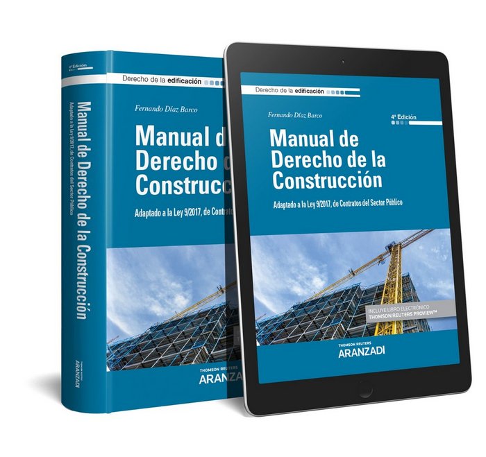 Manual de Derecho de la Construcción (Papel + e-book), de Díaz Barco, Fernando | portada del libro