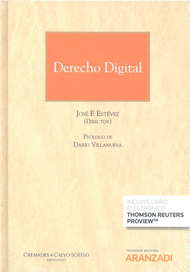 Derecho Digital (Papel + e-book), de Estévez, José F. | portada del libro