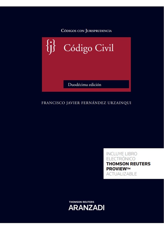 Código Civil (Papel + e-book), de Fernández Urzainqui, Francisco Javier | portada del libro
