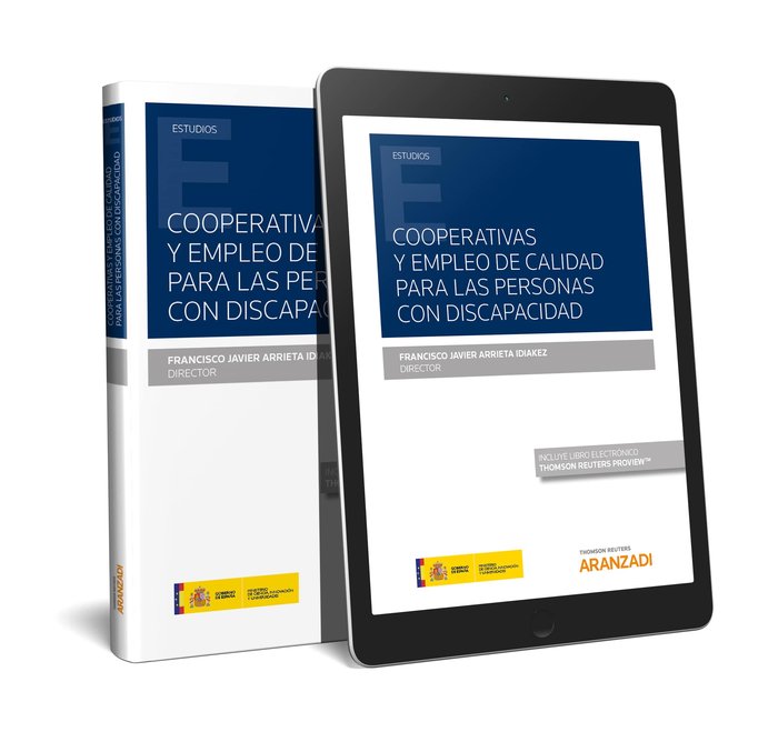 Cooperativas y empleo de calidad para las personas con discapacidad (Papel + e-book), de Arrieta Idiakez | portada del libro