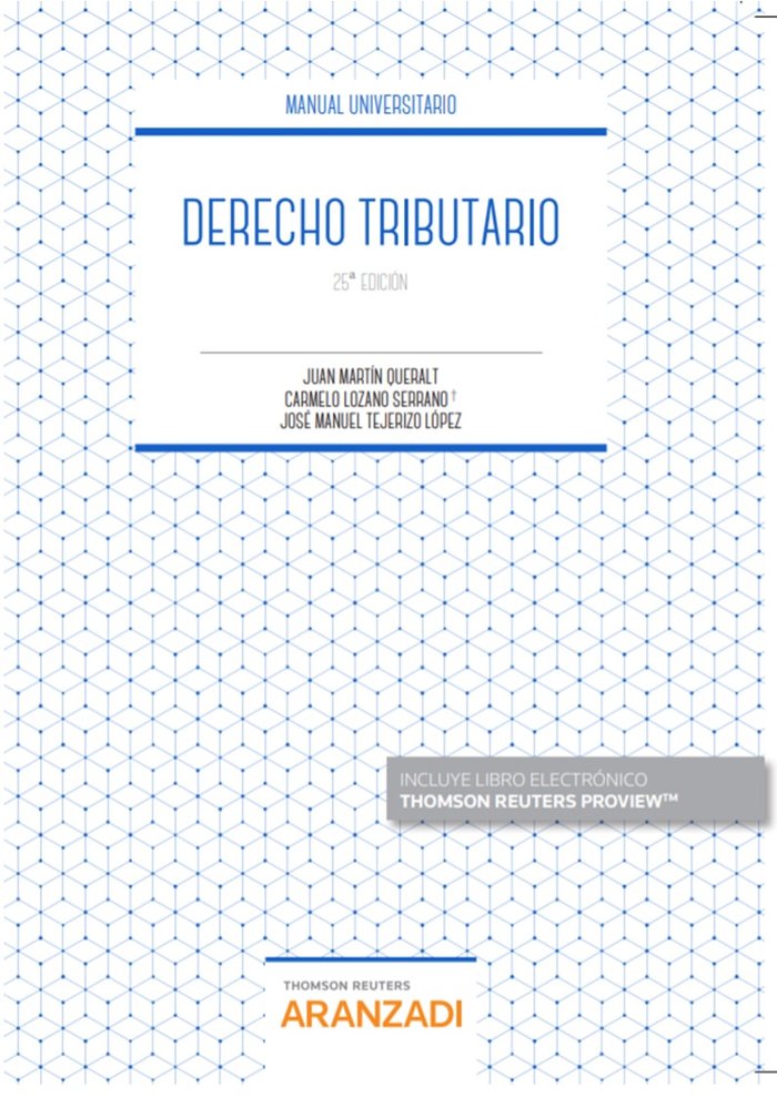 Derecho Tributario (Papel + e-book), de Lozano Serrano, Carmelo | portada del libro