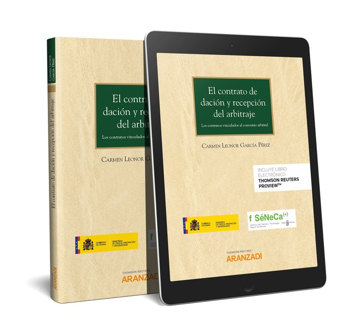 El contrato de dación y recepción del arbitraje (Papel + e-book), de García, Carmen Leonor | portada del libro
