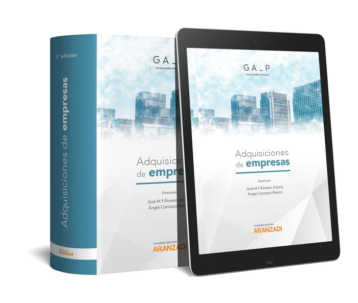Adquisiciones de empresas (Papel + e-book), de Alvarez Arjona, José Mª | portada del libro