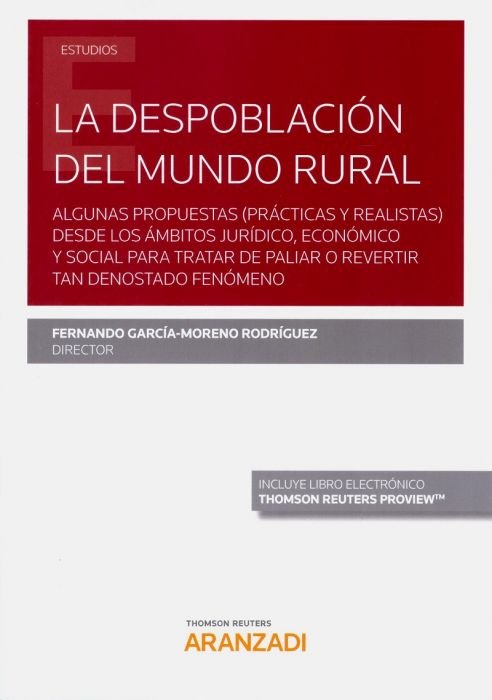 La despoblación del mundo rural (Papel + e-book), de García-Moreno Rodríguez | portada del libro