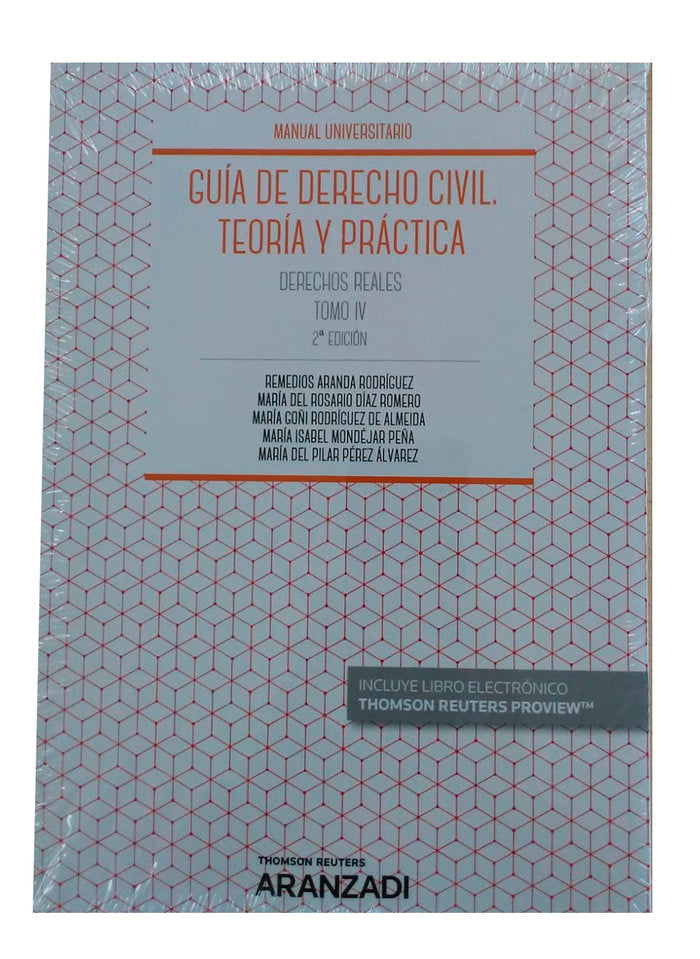 Guía de Derecho Civil. Teoría y práctica (Tomo IV) (Papel + e-book), de Aranda Rodríguez, Remedios | portada del libro