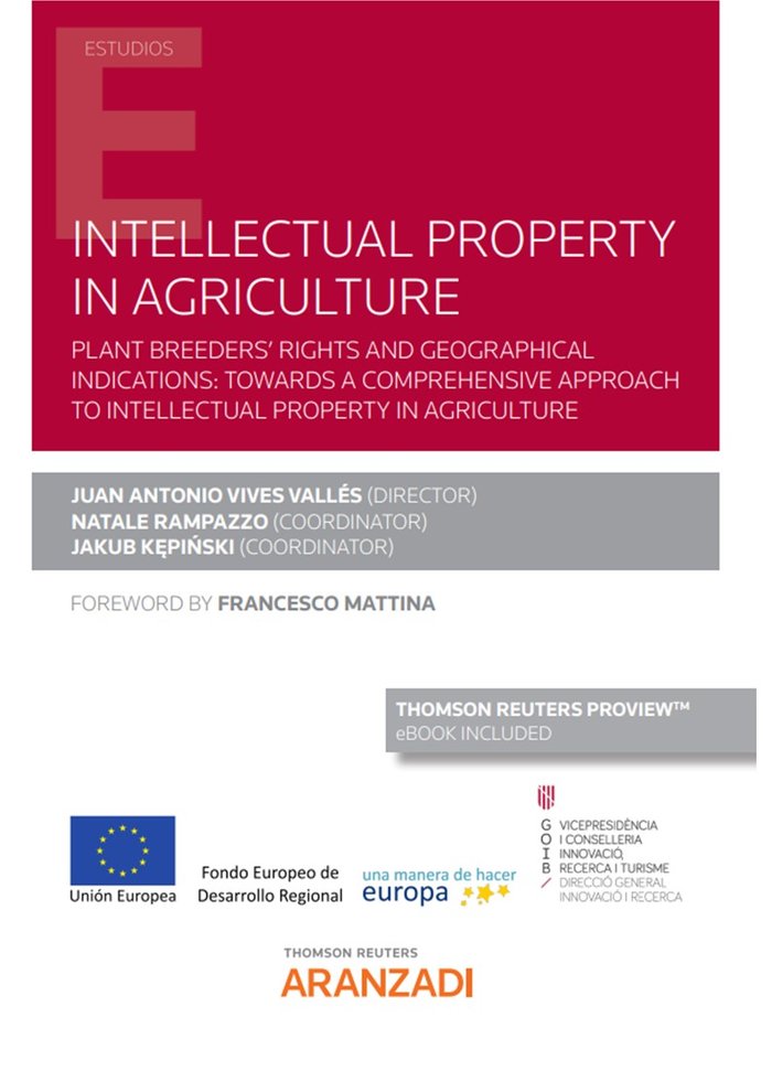INTELLECTUAL PROPERTY IN AGRICULTURE, de JUAN ANTONIO VIVES-VALLES | portada del libro
