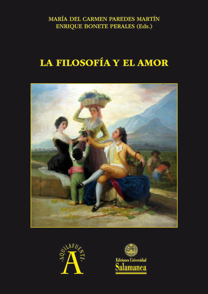 LA FILOSOFIA Y EL AMOR, de PAREDES MARTIN, MARIA DEL CARMEN | portada del libro
