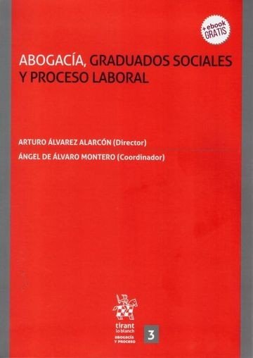 Abogacía, Graduados Sociales y Proceso Laboral, de Sicre Gilabert | portada del libro
