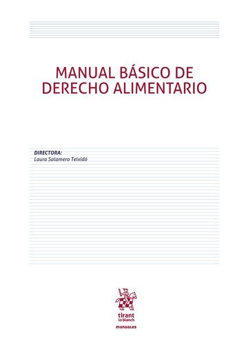 Manual básico de derecho alimentario, de Salamero Teixidó | portada del libro