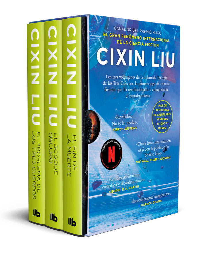 TRILOGIA DE LOS TRES CUERPOS (ESTUCHE CON: EL PROBLEMA DE LOS TRES CUERPOS EL, de LIU, CIXIN | portada del libro