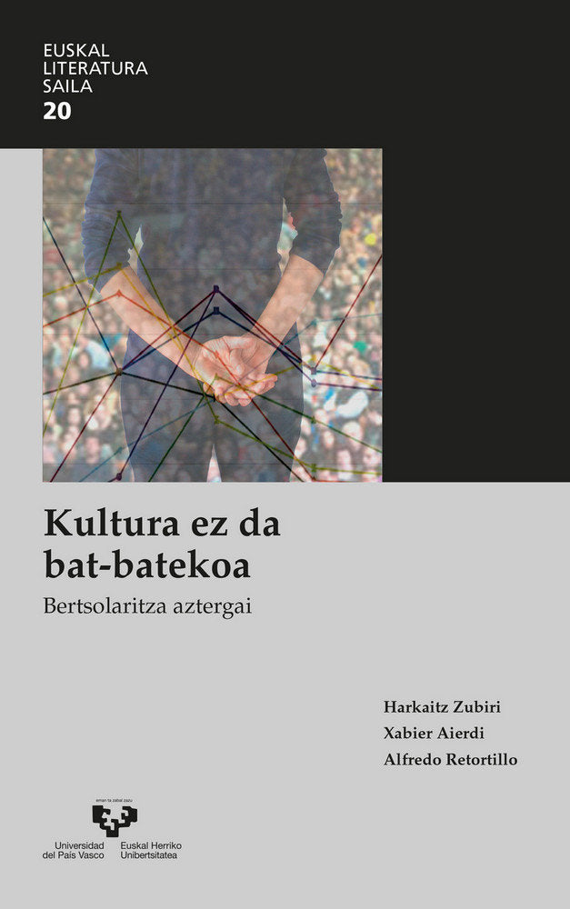 Kultura ez da bat-batekoa. Bertsolaritza aztergai, de Zubiri Esnaola, Harkaitz | portada del libro