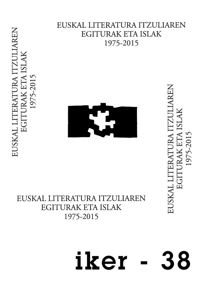 Euskal literatura itzuliaren egiturak eta islak 1975-2015, de Ibarluzea Santisteban, Miren | portada del libro