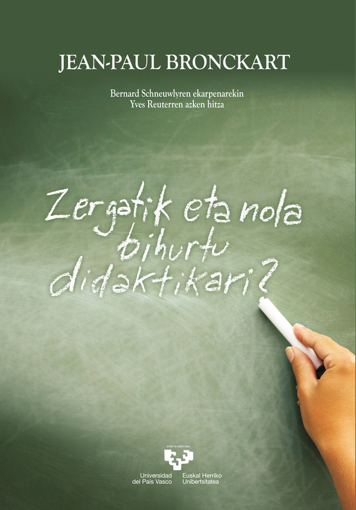 Zergatik eta nola bihurtu didaktikari?, de Bronckart, Jean-Paul | portada del libro