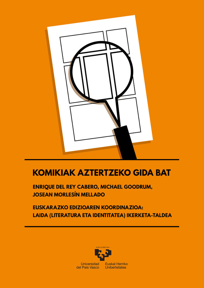 Komikiak aztertzeko gida bat, de REY CABERO, ENRIQUE DEL | portada del libro
