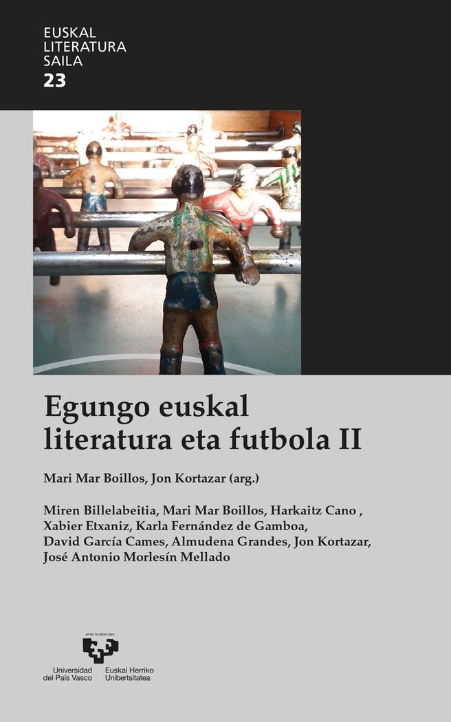 Egungo euskal literatura eta futbola II | portada del libro