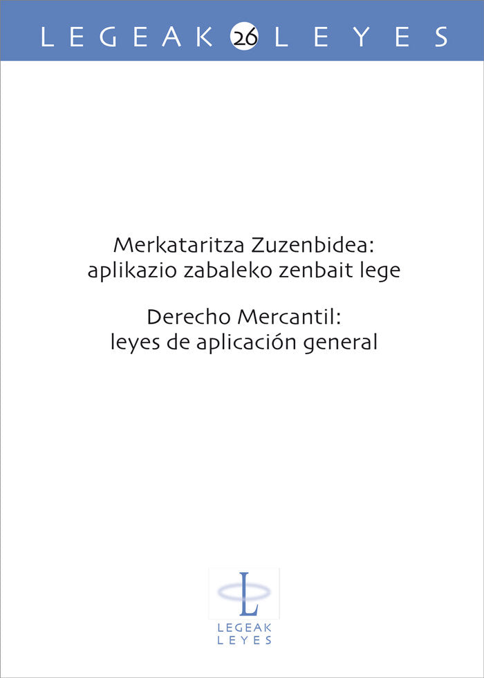 MERKATARITZA ZUZENBIDEA APLIKAZIO ZABALEKO ZENBAIT LEGE - D | portada del libro