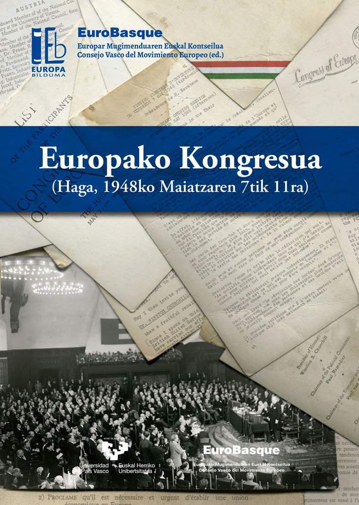 EUROPAKO KONGRESUA (HAGA, 1948KO MAIATZAREN 7TIK 11RA) | portada del libro