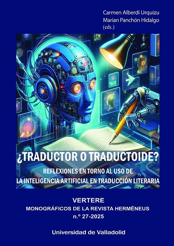 REFLEXIONES EN TORNO AL USO DE LA INTELIGENCIA ARTIFICIAL EN TRADUCCION LITERARI | portada del libro