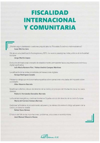 Fiscalidad internacional y comunitaria, de Merino Jara, Isaac | portada del libro