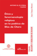 Ética fenomenología religiosa en la poética de Blas de Otero, de Gil de Zúñiga y Muñoz, Antonio | portada del libro