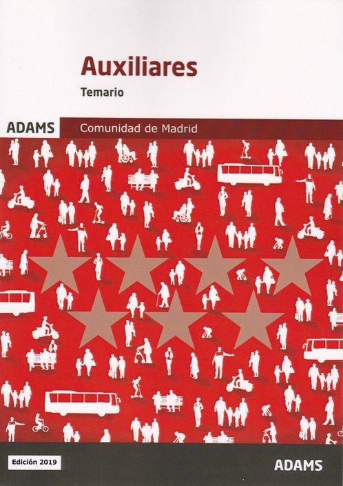 AUXILIARES. TEMARIO. COMUNIDAD DE MADRID, de VV.AA. | portada del libro
