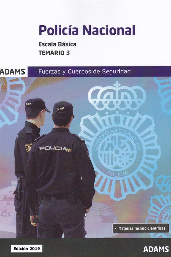 Temario 3 Polic¡a Nacional. Escala Básica, de AA.VV. | portada del libro