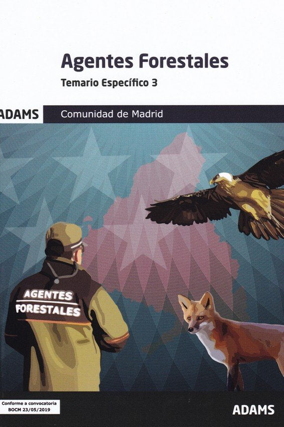 Temario específico 3 Agentes Forestales Comunidad de Madrid, de Varios autores | portada del libro