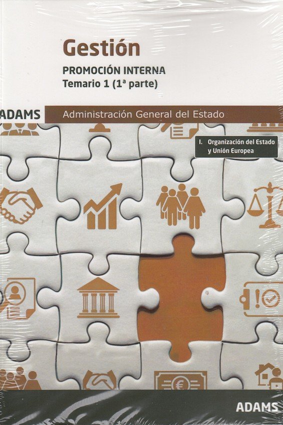 Temario 1 Gestión de la Administración del Estado, promoción interna, de Varios autores | portada del libro