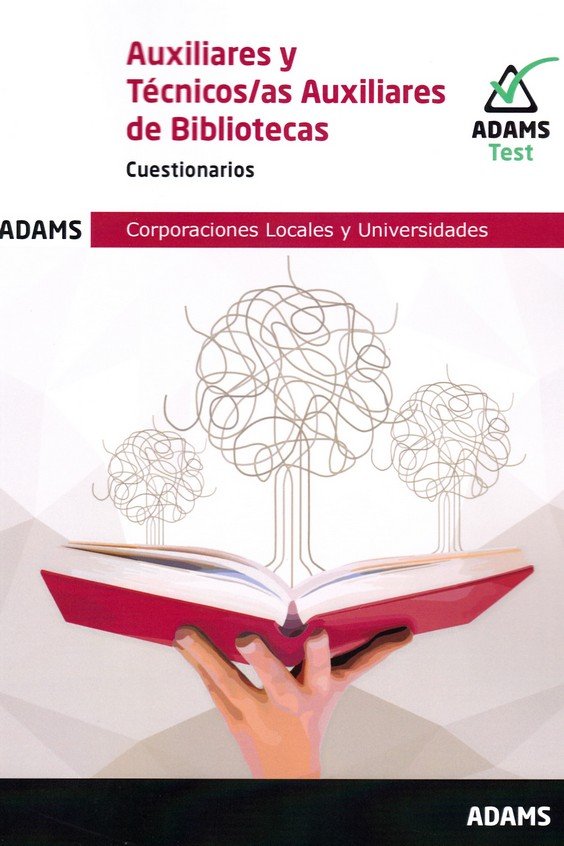 AUXILIARES Y TECNICOS AUXILIARES DE BIBLIOTECAS - CUESTIOARIOS, de VV.AA. | portada del libro