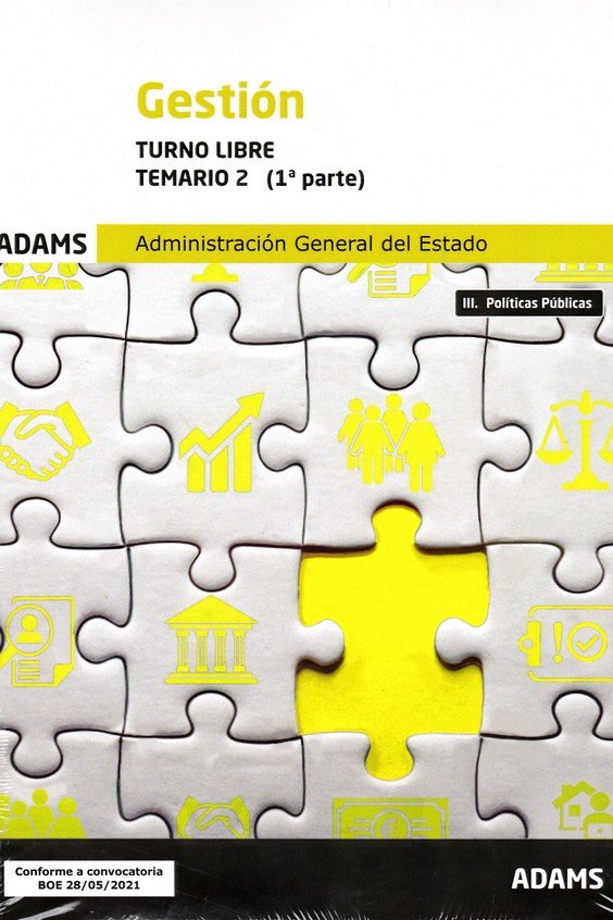 GESTION (TURNO LIBRE) - TEMARIO 2 (1ª Y 2ª PARTE) | portada del libro