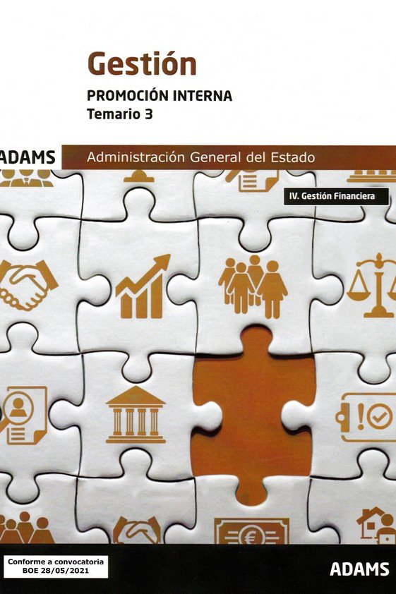 GESTION (PROMOCION INTERNA) - TEMARIO 3, de VV.AA. | portada del libro