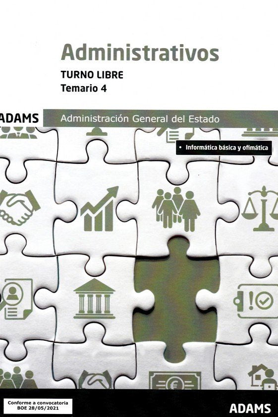 ADMINISTRATIVOS DE LA ADMINISTRACION GENERAL DEL ESTADO. TOMO 4, de ADAMS | portada del libro