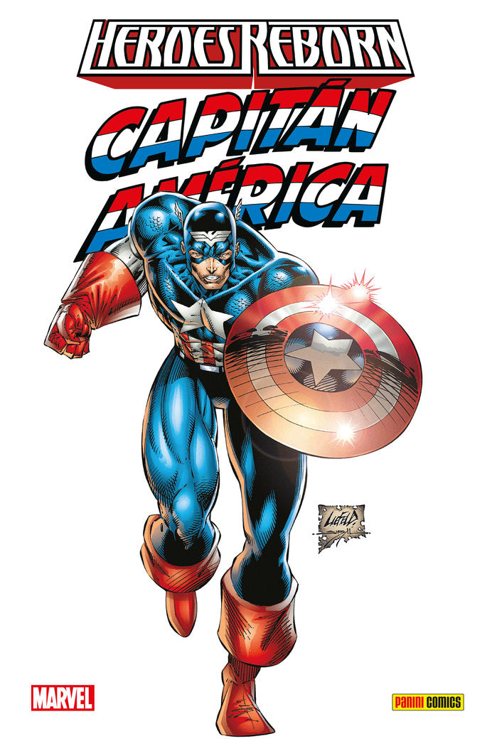 HEROES REBORN: CAPITAN AMERICA, de LOEB, JEPH | portada del libro