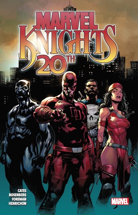 MARVEL KNIGHTS 20 AÑOS, de HOWARD | portada del libro