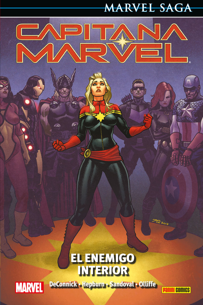 CAPITANA MARVEL 03: EL ENEMIGO INTERIOR, de ANDRADE | portada del libro