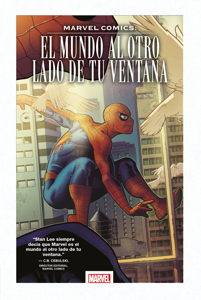 MARVEL: EL MUNDO AL OTRO LADO DE TU VENTANA, de LEE | portada del libro