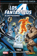 LOS 4 FANTASTICOS DE JONATHAN HICKMAN 03: TRES (MARVEL SAGA 96), de JONATHAN HICKMAN | portada del libro