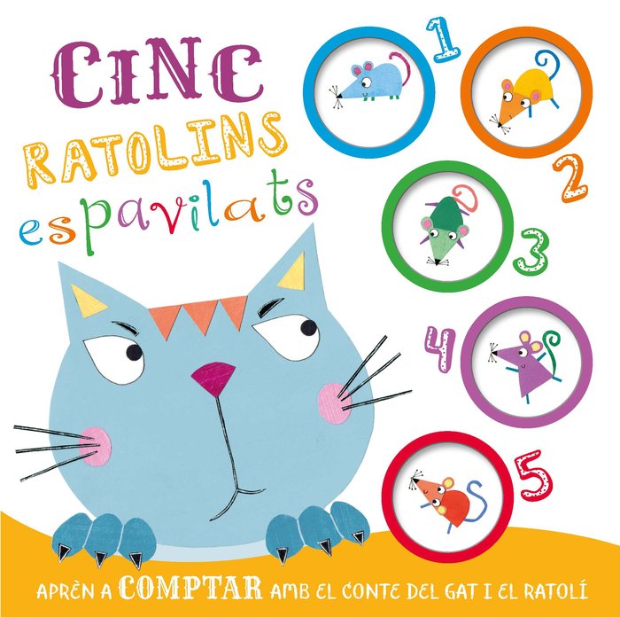 CINC RATOLINS ESPAVILATS | portada del libro